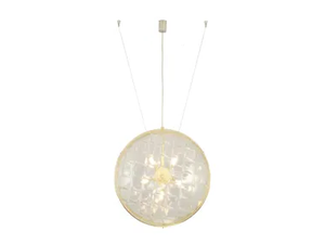 MACARON PENDANT VERTICAL 50 - LED brass pendant lamp - Ceiling lamp by Patinas Lighting