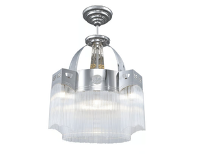 METROPOLITAN IV - Handmade brass chandelier - Ceiling lamp by Patinas Lighting