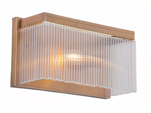 MONACO I - Wall lamp in brass and glass - Wall lamp by Patinas Lighting