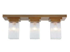 MONACO IV - Ceiling lamp in brass and glass - Ceiling lamp by Patinas Lighting