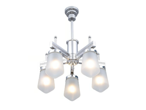 NEW YORK 5 - Handmade brass chandelier - Ceiling lamp by Patinas Lighting