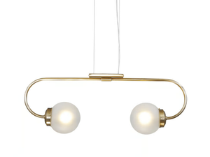 OTTONE 1 - Handmade brass pendant lamp - Ceiling lamp by Patinas Lighting