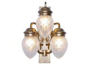 PANNON III - Brass wall lamp - Wall lamp by Patinas Lighting
