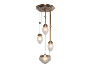 PANNON III - Handmade brass pendant lamp - Ceiling lamp by Patinas Lighting