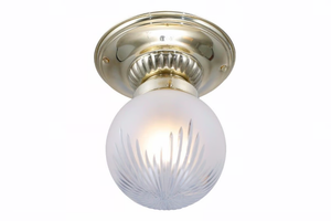 PAPA 8/22 - Handmade brass ceiling lamp - Ceiling lamp by Patinas Lighting