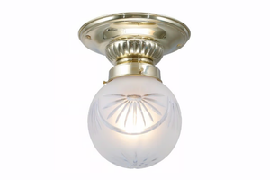 PAPA 8/24 - Handmade brass ceiling lamp - Ceiling lamp by Patinas Lighting