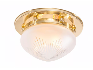 PARIS 25/2 - Brass ceiling light - Ceiling lamp by Patinas Lighting