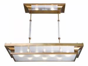 PETITOT III - Handmade brass pendant lamp - Ceiling lamp by Patinas Lighting