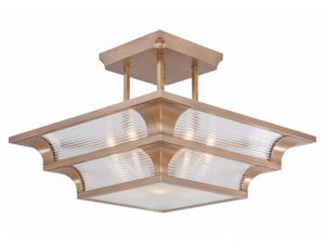 PETITOT IX - Handmade brass pendant lamp - Ceiling lamp by Patinas Lighting