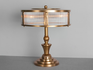 PETITOT IX - Handmade brass table lamp - Table lamp by Patinas Lighting