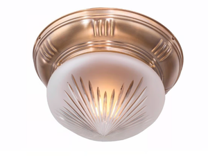 PRAGUE 20/2 - Brass ceiling light - Ceiling lamp by Patinas Lighting