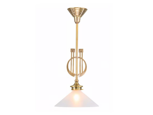 PRAGUE II - Handmade brass pendant lamp - Ceiling lamp by Patinas Lighting