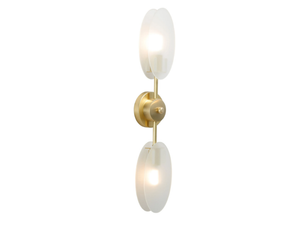 PRESENT WALL LIGHT 2 - LED brass wall light - Wall lamp by Patinas Lighting