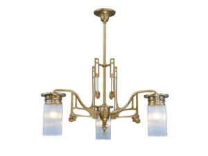 STUTTGART 3 - Handmade brass chandelier - Ceiling lamp by Patinas Lighting