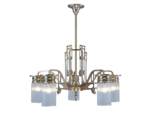 STUTTGART 5 - Handmade brass chandelier - Ceiling lamp by Patinas Lighting