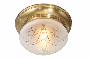 TRIBU 25/3 - Brass ceiling lamp - Ceiling lamp by Patinas Lighting