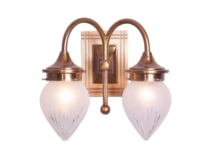 TYROL II - Brass wall lamp - Wall lamp by Patinas Lighting