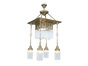 ZÜRICH II - Handmade brass ceiling lamp - Ceiling lamp by Patinas Lighting