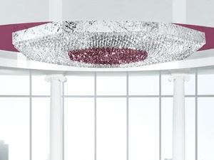 MAGMA 454 - Ceiling lamp with crystals - Ceiling lamp by Patrizia Volpato