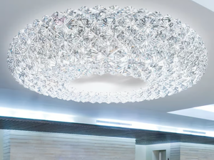 PRISMA 821 - Ceiling lamp with crystals - Ceiling lamp by Patrizia Volpato