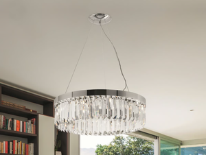 RIFLESSI 5085 - Lead Crystal pendant lamp - Ceiling lamp by Patrizia Volpato