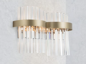 RIFLESSI 7200 - Wall light with crystals - Wall lamp by Patrizia Volpato