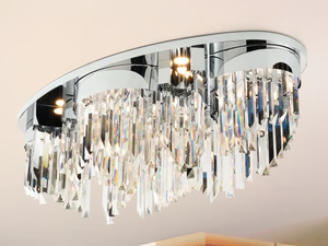 RIFLESSI 7405 - Lead Crystal ceiling lamp - Ceiling lamp by Patrizia Volpato