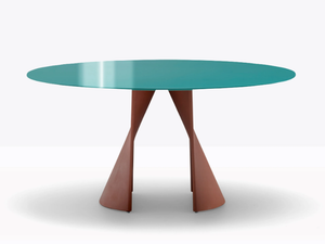 ANEMOS - Round cement living room table - Table by Pedrali