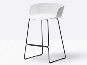 BABILA 2747 - Sled base high polypropylene stool - Stool by Pedrali
