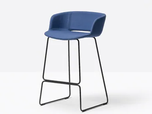 BABILA 2747/2 - Sled base fabric stool - Stool by Pedrali