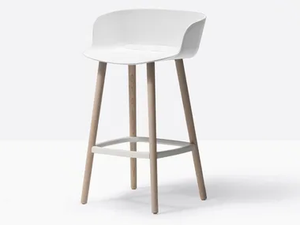 BABILA 2757 - High polypropylene stool with armrests - Stool by Pedrali