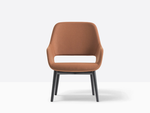 BABILA COMFORT 2759 - Upholstered fabric easy chair with armrests - Armchair by Pedrali