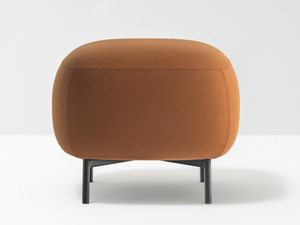BUDDY 211 - Upholstered square fabric pouf - Pouf by Pedrali