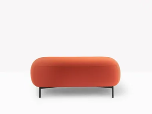BUDDY 215 - Upholstered rectangular fabric pouf - Pouf by Pedrali