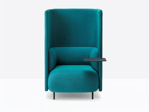 BUDDYHUB BDH001/140 - Acoustic fabric armchair high-back - Armchair by Pedrali