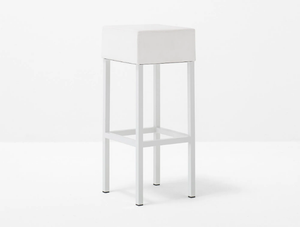CUBE 1400 - Upholstered stool - Stool by Pedrali