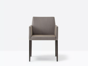 DRESS 535 - Upholstered easy chair with armrests - Armchair by Pedrali