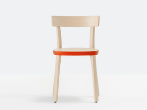 FOLK 2930 - Ash chair with integrated cushion - Accessories by Pedrali