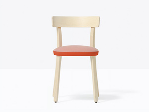 FOLK 2940 - Ash chair with integrated cushion - Accessories by Pedrali