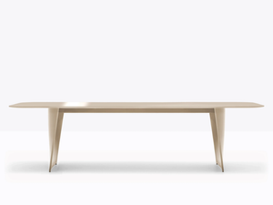 FRANK - Rectangular aluminium dining table - Table by Pedrali