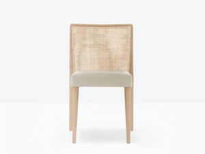 GLAM 433 - Wooden chair with woven cane backrest - Chair by Pedrali