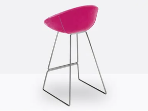 GLISS 916 - Upholstered stool - Stool by Pedrali