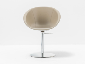 GLISS 940/F - Tanned leather chair - Chair by Pedrali