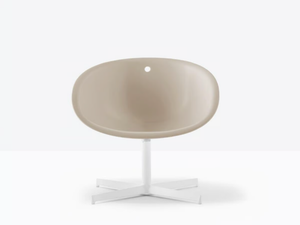 GLISS LOUNGE 360 - With 4-spoke base technopolymer easy chair - Armchair by Pedrali