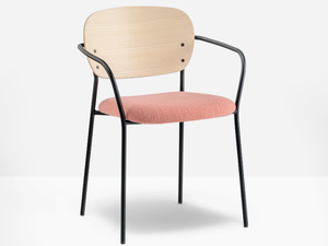 JAZZ 3705 - Stackable chair with armrests - Chair by Pedrali