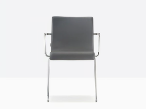 KUADRA XL 2484 - Upholstered chair with armrests - Chair by Pedrali