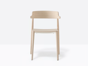 NEMEA 2825 - Ash restaurant chair with armrests - Chair by Pedrali