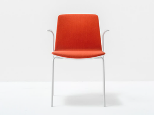 NOA 726 - Upholstered polycarbonate chair with armrests - Chair by Pedrali