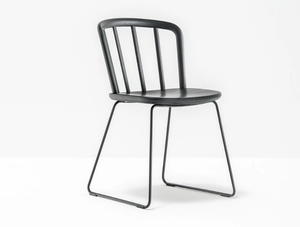 NYM 2850 - Sled base ash chair - Chair by Pedrali