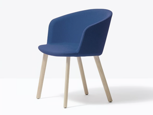 NYM SOFT 2837 - Upholstered fabric chair with armrests - Chair by Pedrali